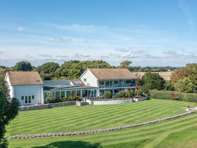 The stunning home is in a spectacular location