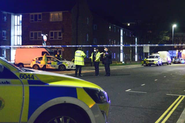Police closed off both sides of Kings Road, Southsea, following an incident on Sunday, February 21. Picture: David George