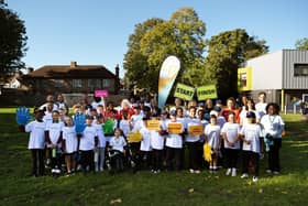 All smiles in South London as the parkrun primary initiative was launched.