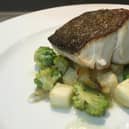 Cod, celeriac and rosemary by Lawrence Murphy.