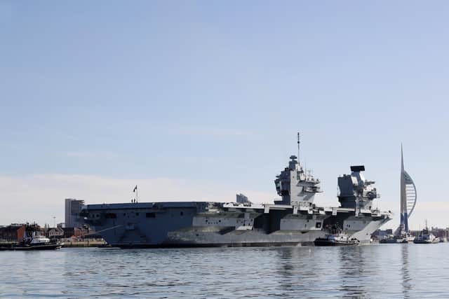 HMS Queen Elizabeth. Picture: LPhot Kyle Heller/ Royal Navy