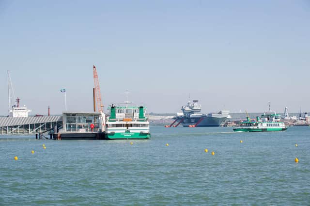 Gosport Ferry on May 6 2020. Picture: Habibur Rahman