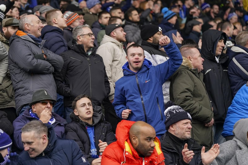 There were nearly 1,500 Pompey fans in party mood as their side picked up a much-needed win on the road at Oxford United.