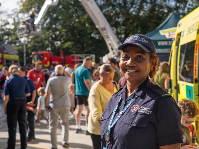 Cosham Fire Station Open Day. Pictured is Annie Quinhentos. Pictured by Alec Chapman