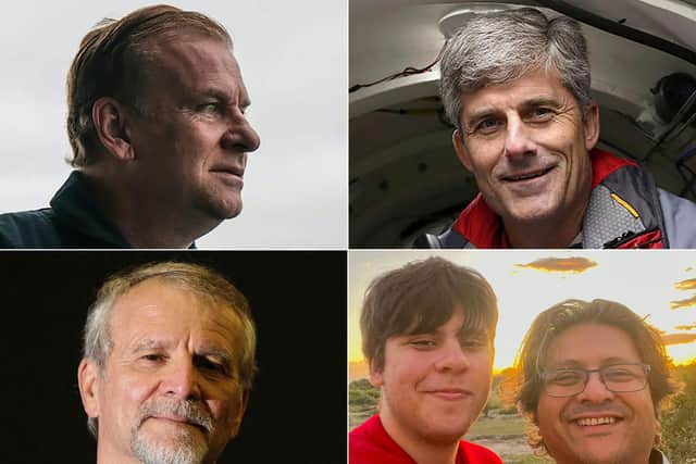 The five individuals on board were British billionaire Hamish Harding, British businessman Shahzada Dawood and his son Suleman Dawood, OceanGate founder Stockton Rush, and French pilot Paul-Henri Nargeolet.