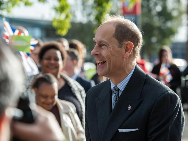 The Duke of Edinburgh visiting the the Portsmouth Down Syndrome Association to open their new centre.  Picture: Steve Reid Blitz Photography