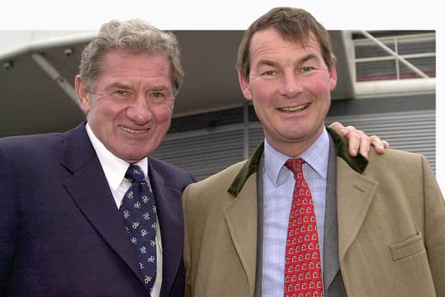 Milan Mandaric, left, with Rupert Lowe
