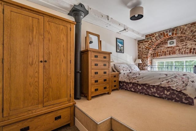The bedrooms are good sized and the main bedroom has a platform area which is a lovely decor addition.