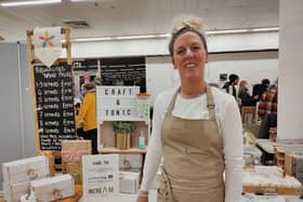 Lynsey Pleasance from Craft & Tonic at the We Create Market in Portsmouth.