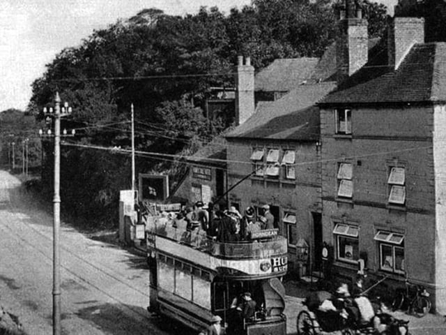 The George pub at the top of Portsdown Hill.