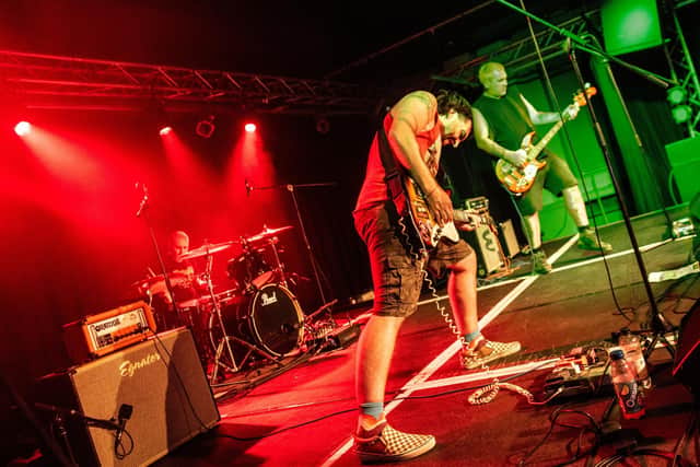 Uncivilized kicked things off as the opener for Portsmouth Punk Festival. Picture: Becca Cairns