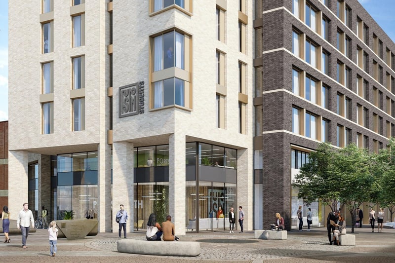 Fusion Students released plans for purpose-built student homes at 12-28 Arundel Street, Portsmouth