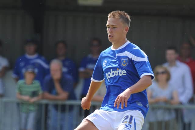 Ashley Harris during his days at Pompey. Picture: Paul Jacobs  (131957-66)