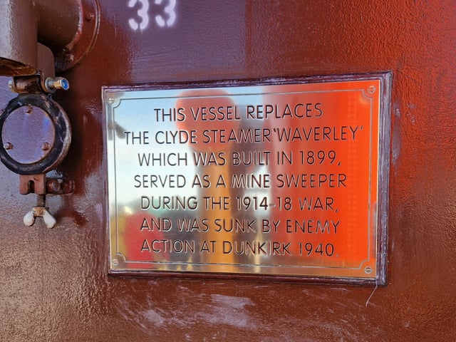 The paddle steamer Waverley sets sail from Shoreham, bound for the Isle of Wight, on September 13, 2024