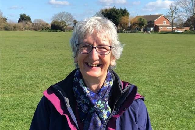 Margaret Lockyer, a member of Havant Green New Deal and of Havant Climate Alliance