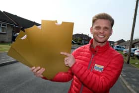 People’s Postcode Lottery ambassador Jeff Brazier congratulated the winning Portsmouth residents. Picture: The People's Postcode Lottery