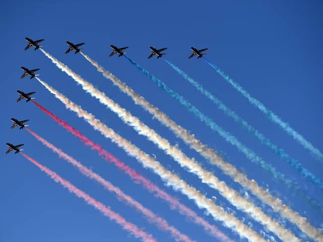 The Red Arrows. Picture: DANIEL LEAL-OLIVAS/AFP via Getty Images.