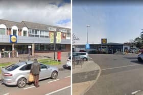 The Lidl supermarkets in London Road, Cowplain, and Forton Road, Gosport, will be shutting on May 28. Picture: Google Street View.