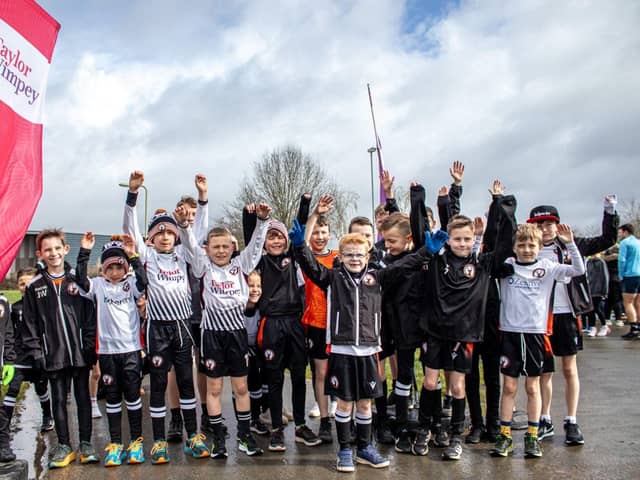 Whiteley Wanderers FC Easter Fun Run for Great Ormond Street Hospital Charity
