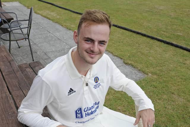 Henry Glanfield was 10 runs short of his second SPL century for Hambledon in three innings. Picture Ian Hargreaves