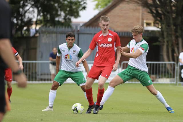 Horndean v Bognor. Picture by Martin Denyer