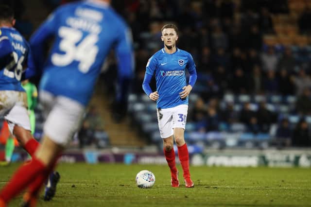 Adam May is leaving Fratton Park after Pompey elected not to renew his contract. Picture: Joe Pepler