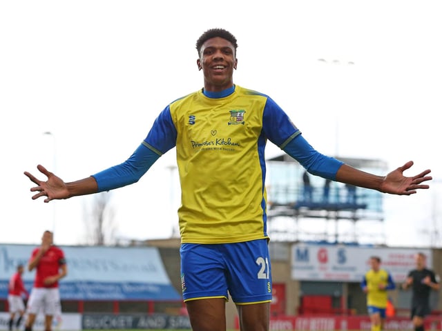 It's clear to see the category Hudlin fits into due to his height of 6ft9in. Despite his towering presence he's still mobile enough and has one of the highest dribbles completion rate in the National League. Last term he scored five goals -- including in the National League play-off final.
Picture: Alex Livesey/Getty Images
