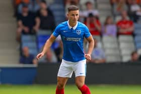 Callum Johnson made 48 appearances and scored once for Pompey before handed a free transfer last summer. Picture: Nigel Keene/ProSportsImages