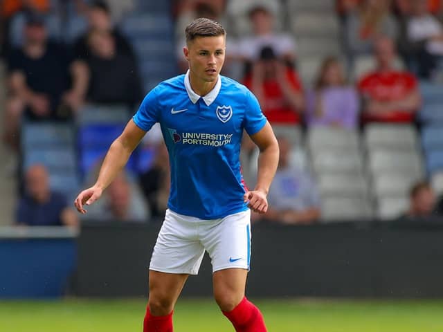 Callum Johnson made 48 appearances and scored once for Pompey before handed a free transfer last summer. Picture: Nigel Keene/ProSportsImages