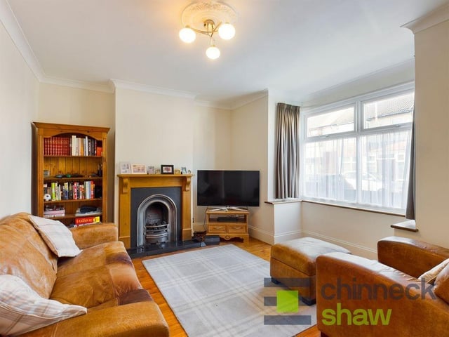 This three-bedroom terraced house in Baffins is on the market for £350,000. It is listed by Chinneck Shaw.
