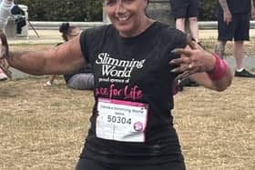 Portchester Slimming World Consultant, Carole Bailey, who took part in Pretty Muddy