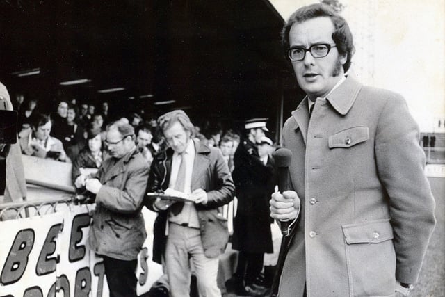 Fred Dinenage at Fratton Park. Picture: The News