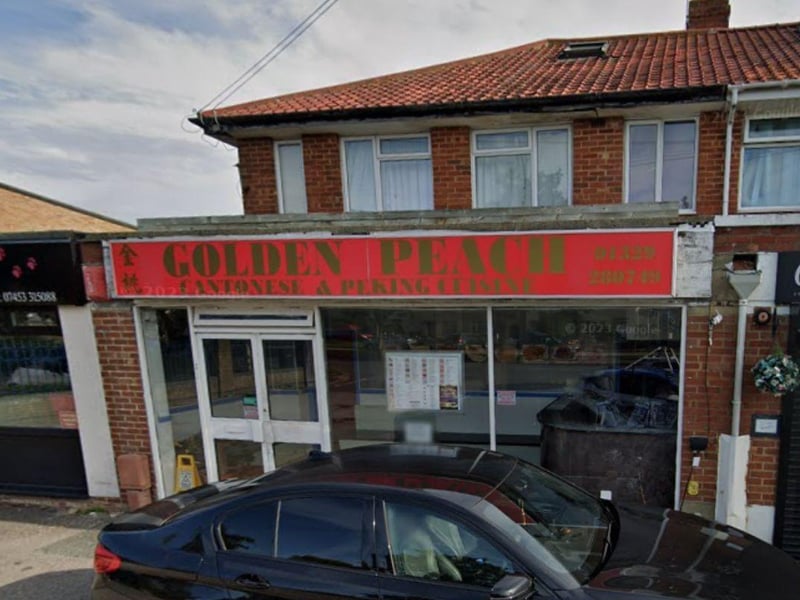 Golden Peach, at 68 Brewers Lane, Gosport was given a score of one on April 11.