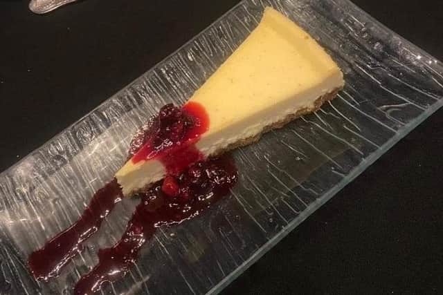 The cheesecake that had been on offer.