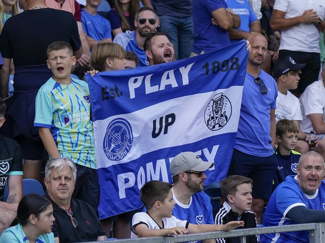 Is that a much-maligned Pompey third shirt we can see?