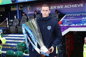 Adam May made 30 first-team appearances for Pompey following his graduation from the Blues' youth ranks.