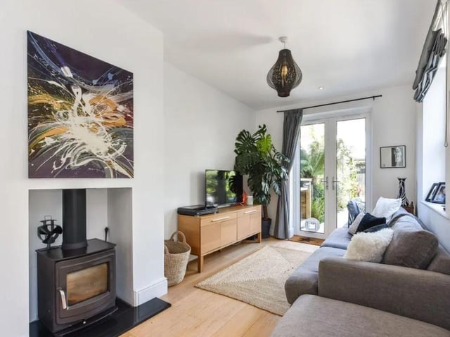 The listing says: "Moving up to the first floor accommodation there are four bedrooms on this level. The primary bedroom to the front of the property has access to an en-suite bathroom. There is also a separate shower room."