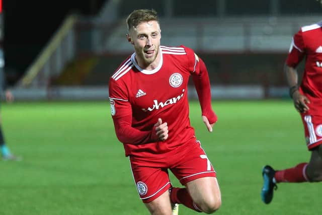 Accrington winger Jordan Clark. Picture: Charlotte Tattersall/ Getty Images