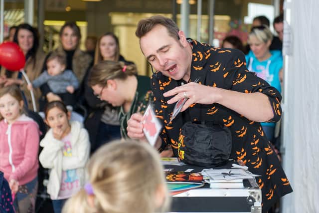 Children's entertainer Silly Scott will be at Port Solent in the October half-term. Picture by James Newell