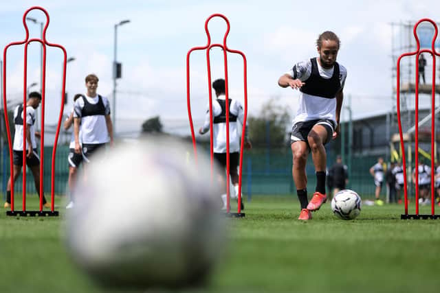 Pompey reported back to pre-season today. Picture: Chris Moorhouse
