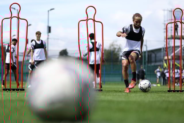 Pompey reported back to pre-season today. Picture: Chris Moorhouse