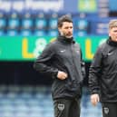 First-team coach Joe Gallen (right) has been let go by Danny Cowley as the Pompey overhaul continues. Picture: Joe Pepler