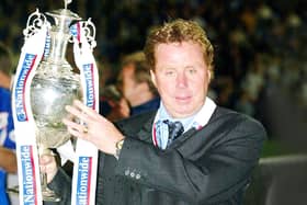 Harry Redknapp with the DIvision One trophy in 2003. Picture: Mike Hewitt/Getty Images