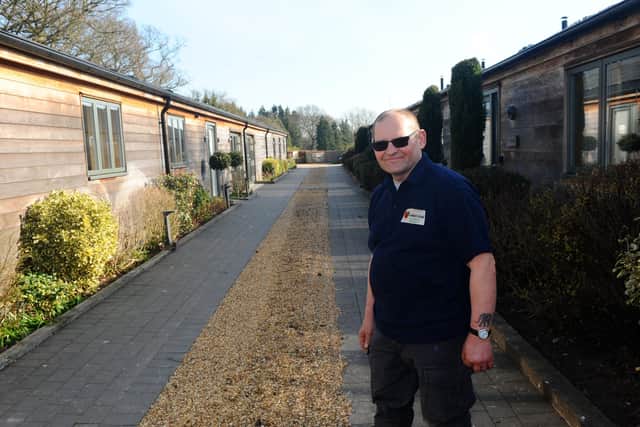 Peter Foster, maintenance manager at Wallops Wood Holiday Cottages.

Picture: Sarah Standing (090321-4724)