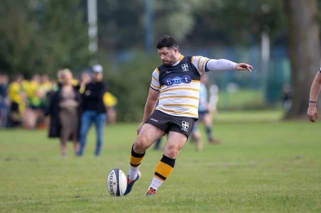 Gareth Davies grabbed Portsmouth's try in the defeat at Warlingham. Picture: Alex Shute