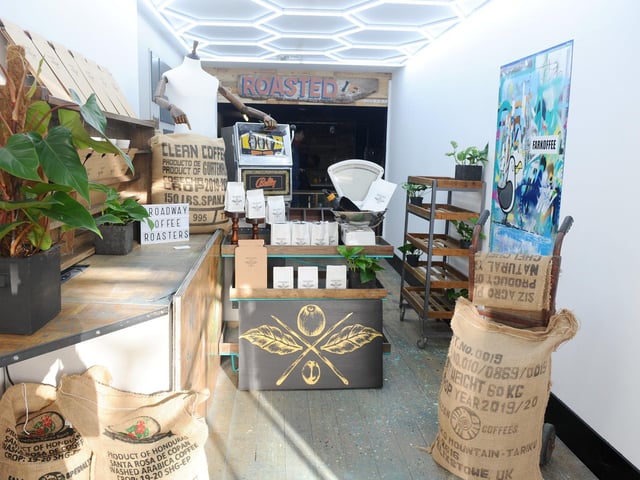 Broadway Coffee Roasters in Highland Road is rated at 4.9 from 172 Google reviews. One person said: "Good atmosphere, friendly service, comfy seating and incredibly tasty coffee."