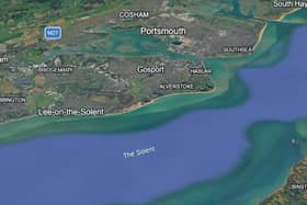 Solent coastline. Image: Google Earth