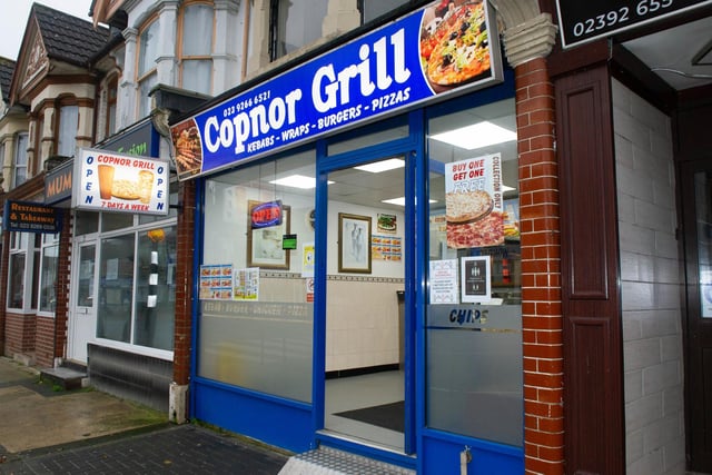 Copnor Grill, a kebab shop located on Tangier Road, was rated 4.5 out of five from 144 reviews on Google.