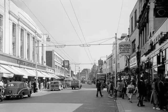 Commercial Road, south of Lake Road, about 1960/61. Picture: Mick Cooper collection.