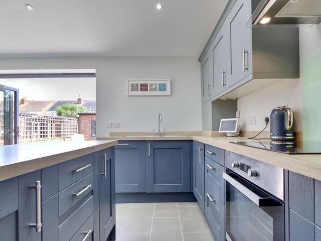 This property comes with three bedrooms, two bathrooms and two reception rooms, as well as a spacious garden.